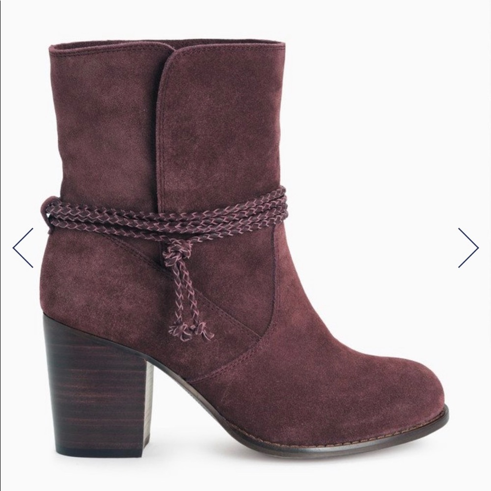 Splendid Larchmont Bootie Dark Wine
